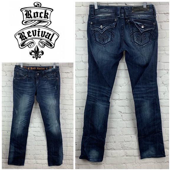 Rock Revival Denim - Rock Revival Sasha Straight Leg Jeans 👖 Size 27